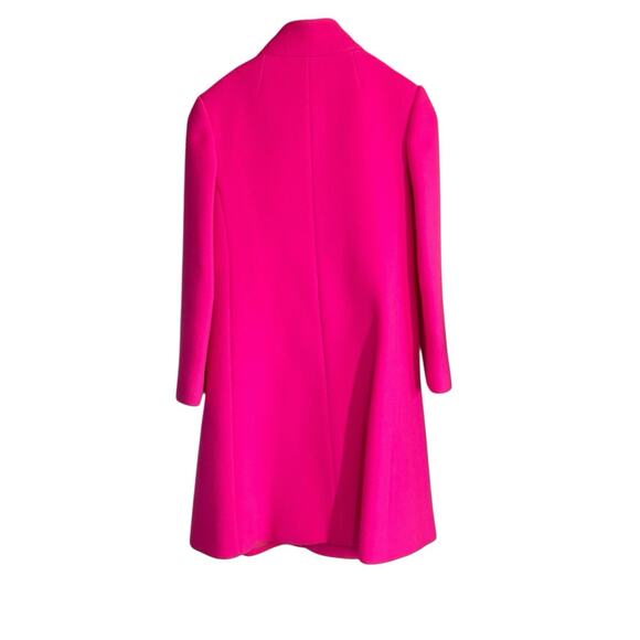 Vintage Hot Pink Wool Coat Original Buttons Mod Union Made USA 60s Simonelli - Picture 6 of 13